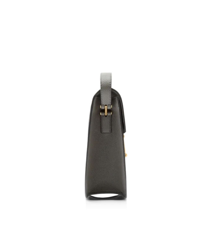 Tara Medium Crossbody aus genarbtem Leder Tara Medium Crossbody aus genarbtem Leder