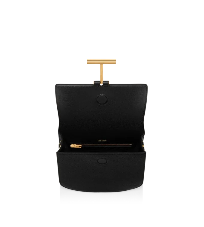 Tara Mini Crossbody aus genarbtem Leder Tara Mini Crossbody aus genarbtem Leder