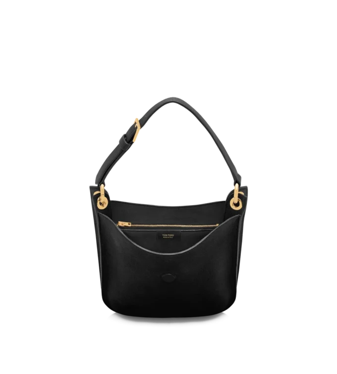 Tara Small Crossbody aus genarbtem Leder Tara Small Crossbody aus genarbtem Leder