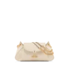 Tara-Umhängetasche aus naturbelassenem Leder mit Kette Tara-Umhängetasche aus naturbelassenem Leder mit Kette