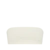 Trägerloses Bandeau-Oberteil mit tonalem, gesticktem TF-Logo