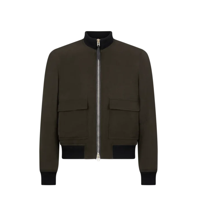 Ultraleichte Gabardine-Pilotenjacke