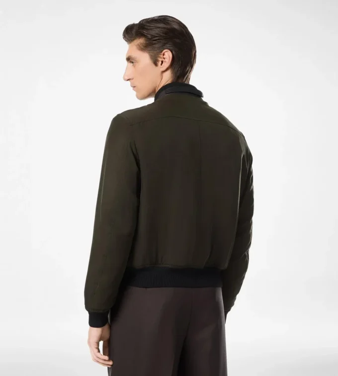 Ultraleichte Gabardine-Pilotenjacke