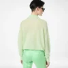 Ultraweiches Oversize-Strickoberteil aus Kaschmir und Seide mit offenem Polokragen Ultraweiches Oversize-Strickoberteil aus Kaschmir und Seide mit offenem Polokragen