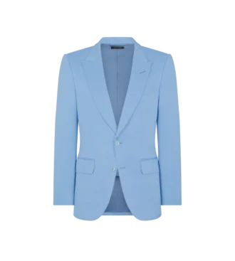 Unregelmäßige Jacke aus peachiertem Satin