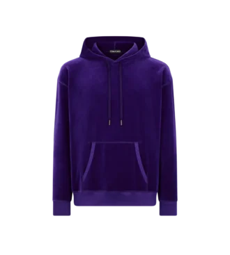 Velours-Hoodie