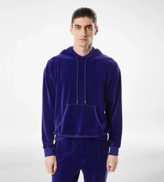 Velours-Hoodie Velours-Hoodie
