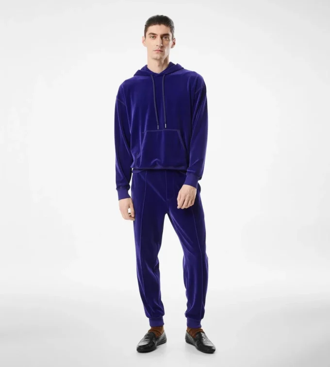 Velours-Jogginghose Velours-Jogginghose
