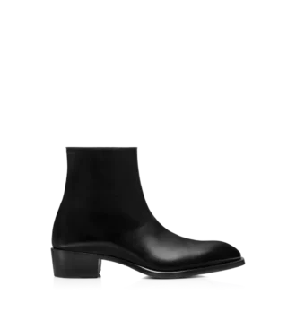 Vincent-Stiefel aus poliertem Leder