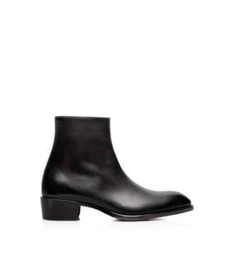 Vincent-Stiefel aus poliertem Leder