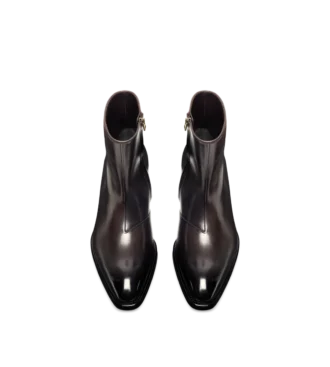 Vincent-Stiefel aus poliertem Leder