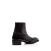 Vincent-Stiefel aus poliertem Leder Vincent-Stiefel aus poliertem Leder