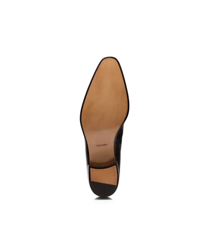 Vincent-Stiefel aus poliertem Leder Vincent-Stiefel aus poliertem Leder