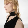 Vintage Gold Brass Amy Ohrringe