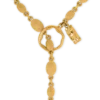 Vintage Gold Messing Grace Lariat Halskette