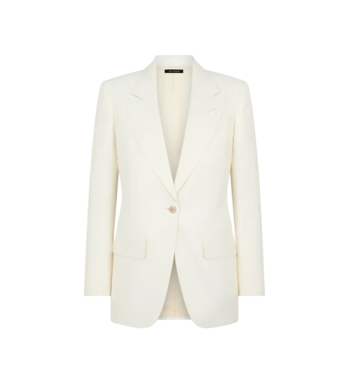 Wallis Einreihige Jacke mit Spitzkragen Wallis Einreihige Jacke mit Spitzkragen