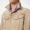 Washed Sand Icon Denim Jacke
