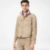 Washed Sand Icon Denim Jacke