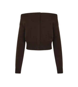 Weiche Kaschmir-Strickjacke mit offenem Kragen und verkürzter Passform