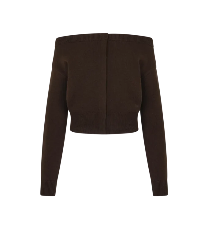 Weiche Kaschmir-Strickjacke mit offenem Kragen und verkürzter Passform Weiche Kaschmir-Strickjacke mit offenem Kragen und verkürzter Passform