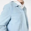 Weiche Overshirt-Jacke aus Lammwildleder Weiche Overshirt-Jacke aus Lammwildleder
