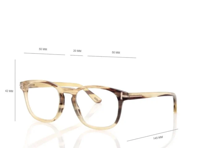 Weiche quadratische Brille
