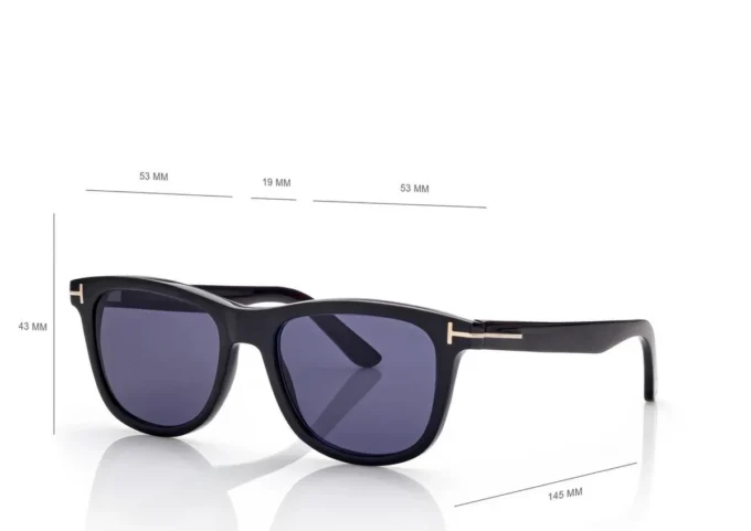 Weiche quadratische Horn-Sonnenbrille