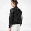 Weicher Blouson aus Nappa-Plonge mit Kragen