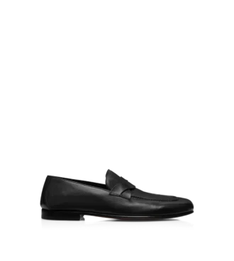 Weicher, geschmeidiger Leder-Loafer mit gedrehtem Band von Gigi