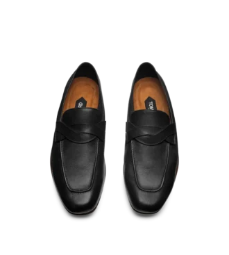 Weicher, geschmeidiger Leder-Loafer mit gedrehtem Band von Gigi