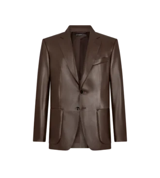 Weicher Nappa-Plongé-Blazer