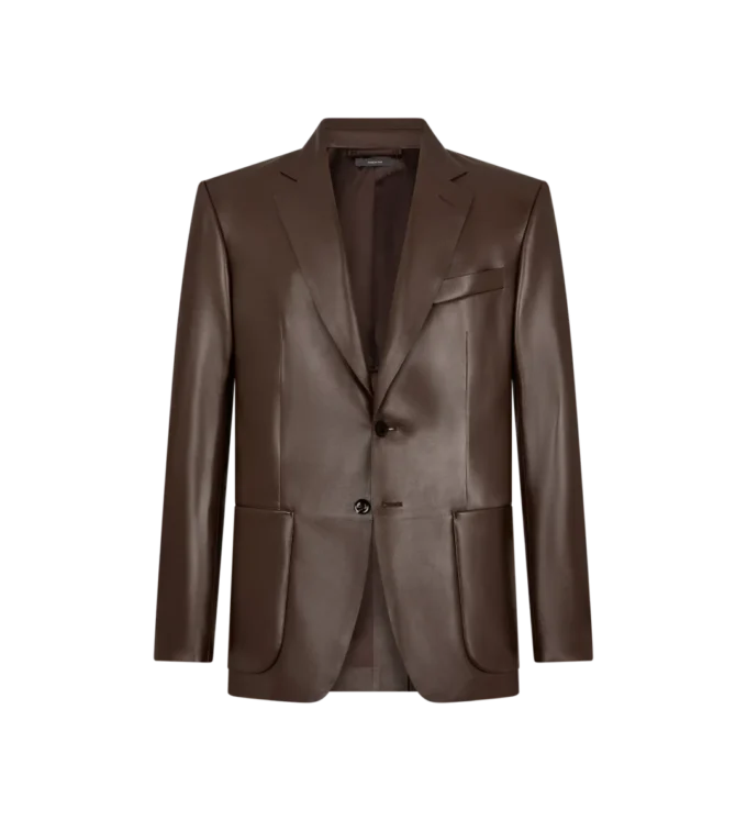 Weicher Nappa-Plongé-Blazer