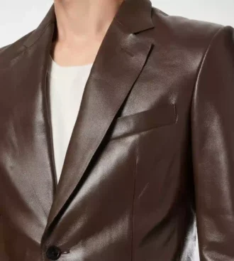 Weicher Nappa-Plongé-Blazer