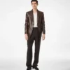 Weicher Nappa-Plongé-Blazer