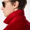 Westernjacke aus Kaschmir-Wildleder Westernjacke aus Kaschmir-Wildleder