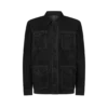 Wildlederjacke mit vier Taschen
