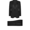 Windsor-Smoking aus Wolle und Mohair