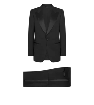 Windsor-Smoking aus Wolle und Mohair