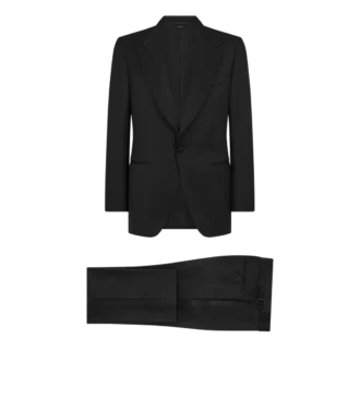 Windsor-Smoking aus Wolle und Mohair