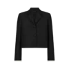 Woll-Seiden-Radzmir-Jacke mit Plissee-Details Woll-Seiden-Radzmir-Jacke mit Plissee-Details