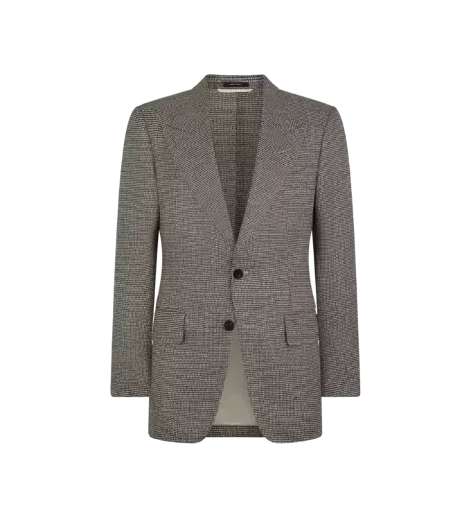 Wolle Seide Leinen Shelton Jacke