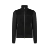 Wolljacke mit Wildlederfront und durchgehendem Reißverschluss
