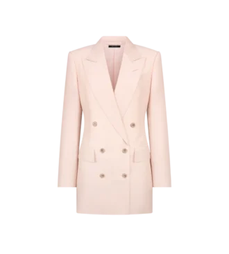 Zweireihige Jacke mit Spitzkragen